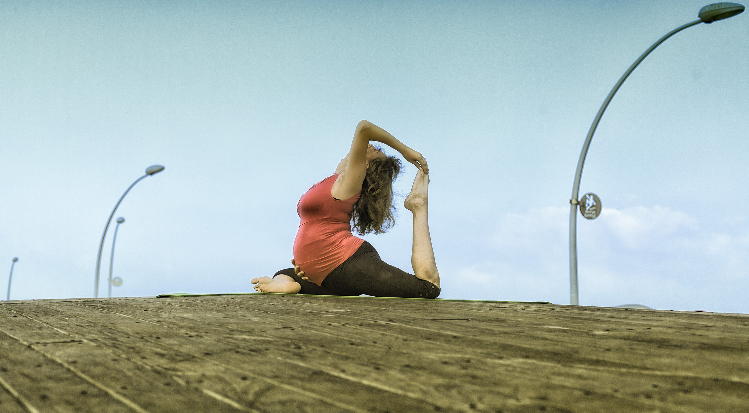 Pregnancy Yoga photo session with Gilli