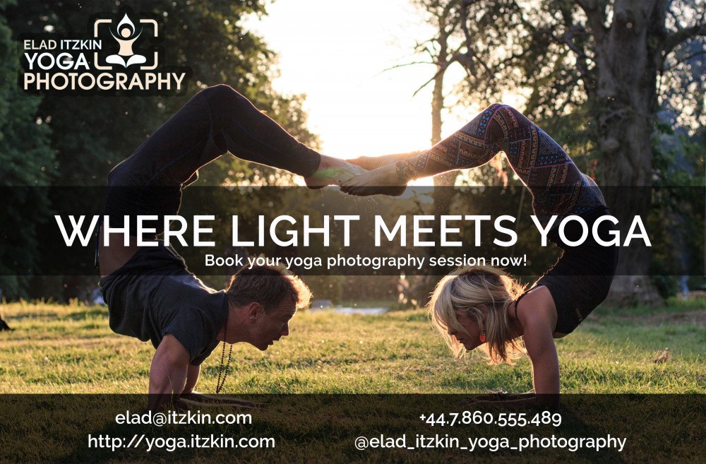 Elad Itzkin Yoga Photography - Where Light Meets Yoga Emma Bonnici & Davin Jones Kanga Yoga Scorpio love at Yoga Connects Festival