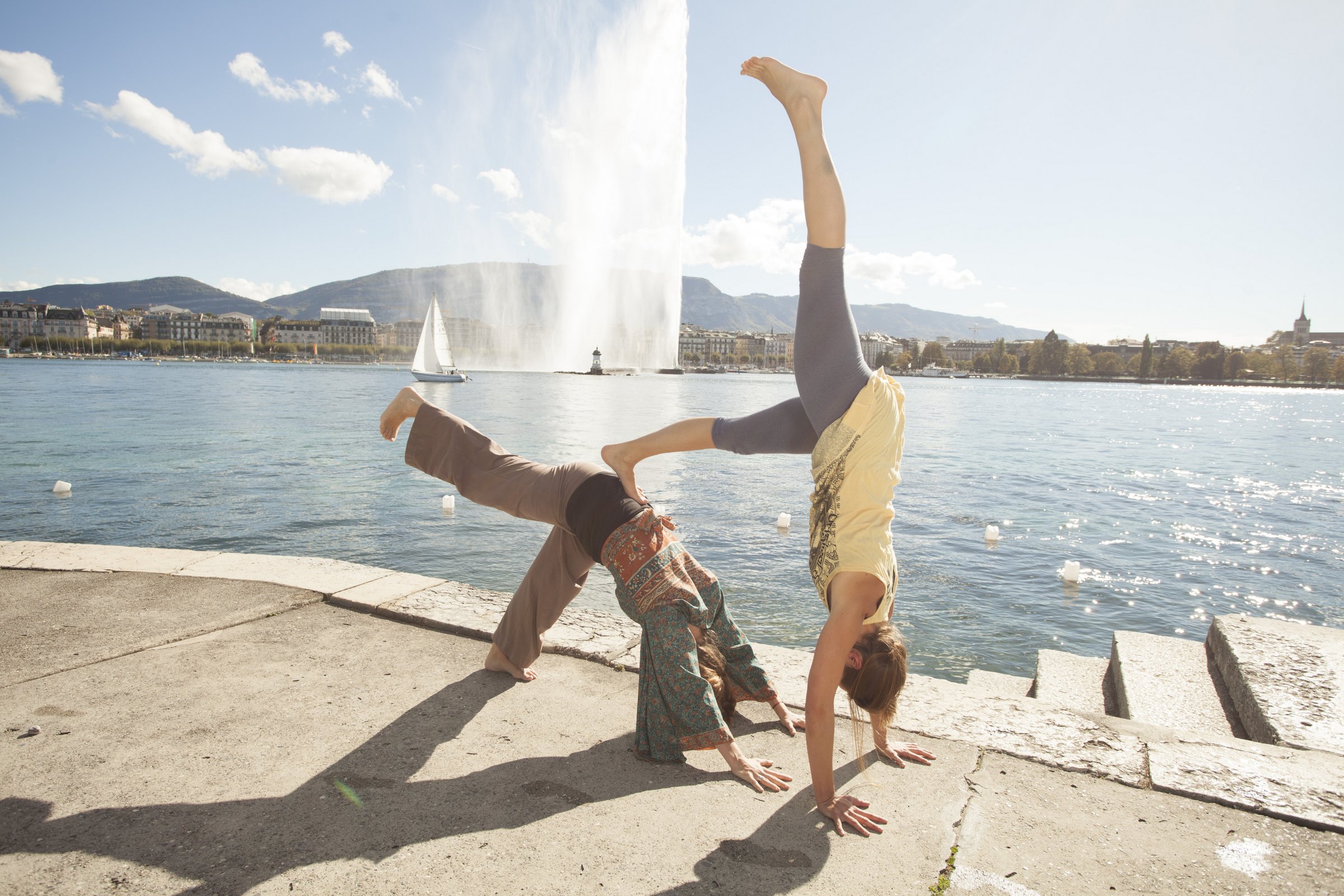 Claire Sunny-Yoga & Kasey Barbey Sallurday Ananda Yoga, geneva, switzerland