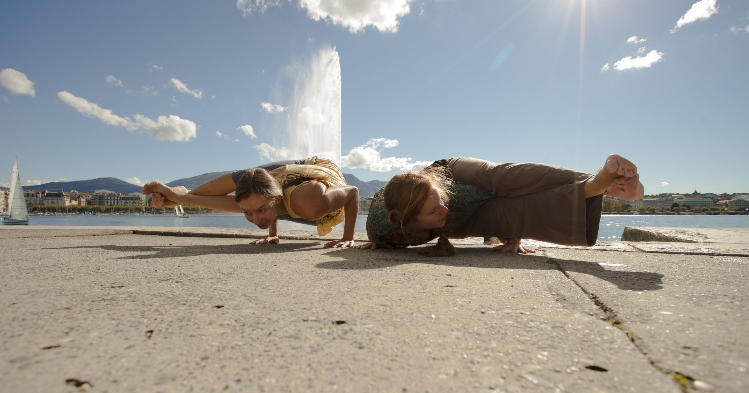 Claire Sunny-Yoga & Kasey Barbey Sallurday Ananda Yoga, geneva, switzerland