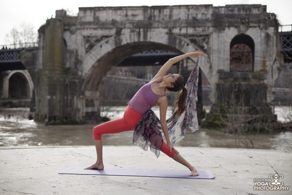 Vania Ybarra Yoga Photos, Rome, Italy - Elad Itzkin Yoga Photography
