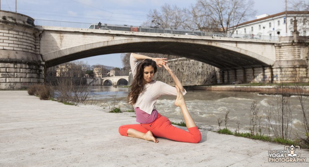 Vania Ybarra Yoga Photos, Rome, Italy - Elad Itzkin Yoga Photography