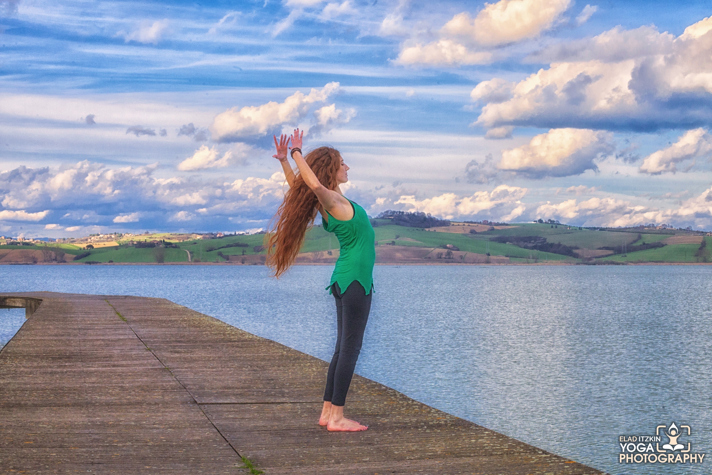 Eleonora Cosner Yoga Photos, Tuscany, Italy - Elad Itzkin Yoga Photography