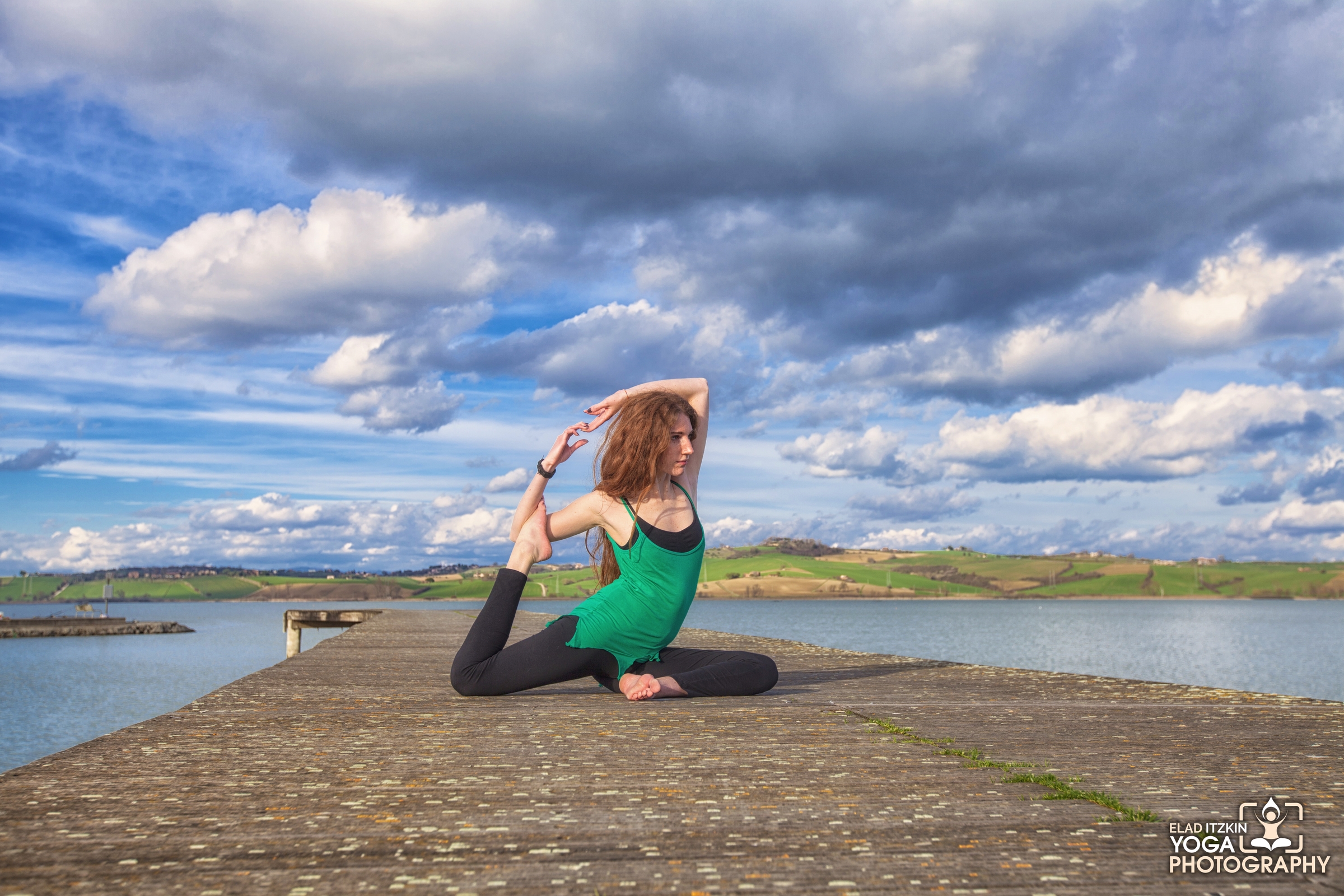 Eleonora Cosner Yoga Photos, Tuscany, Italy - Elad Itzkin Yoga Photography