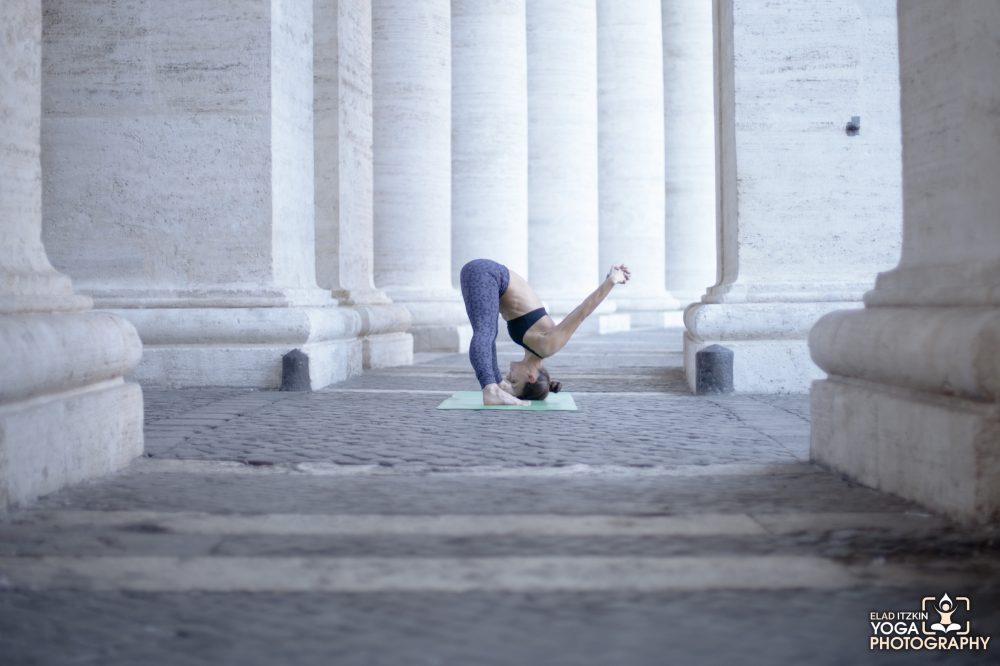 Jennifer Ursillo Yoga Photos, Rome, Italy - Elad Itzkin Yoga Photography