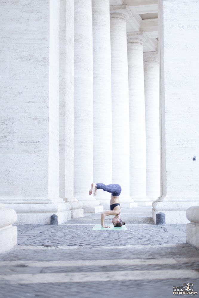 Jennifer Ursillo Yoga Photos, Rome, Italy - Elad Itzkin Yoga Photography